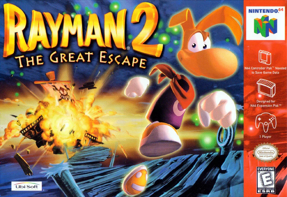 Rayman 2: The Great Escape – Nintendo 64 (N64) - for just $19.99! 