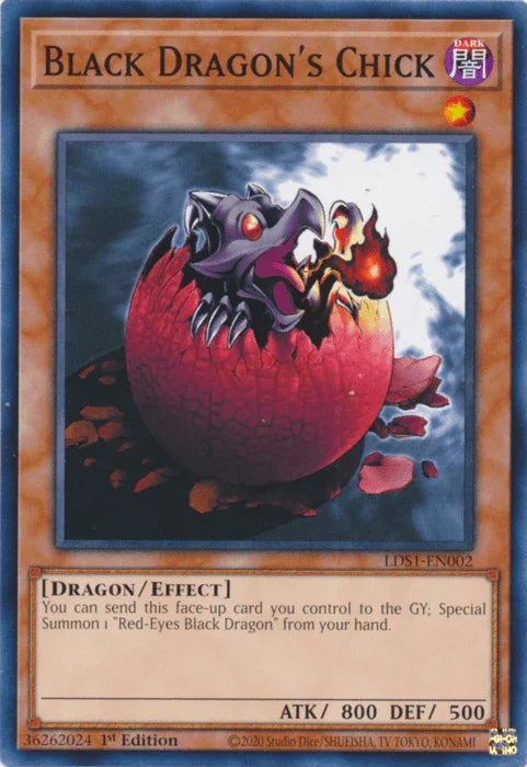 Black Dragon's Chick [LDS1-EN002] Common - for just $0.10! 