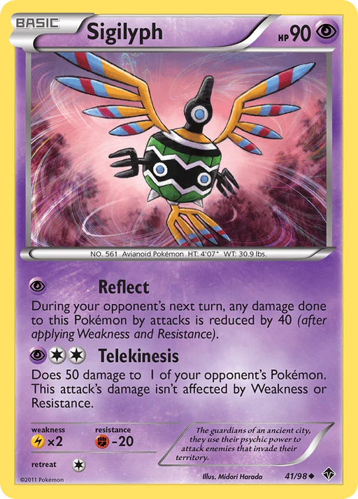 Sigilyph (41/98) [Black & White: Emerging Powers] - for just $0.15! 