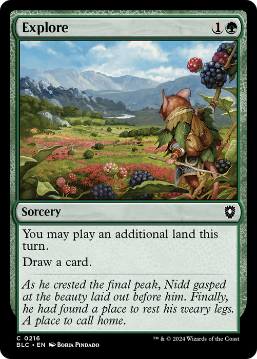 Explore (BLC-216) - Bloomburrow Commander - for just $0.09! 
