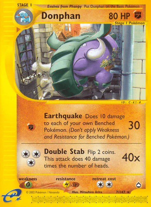 Donphan (7/147) [Aquapolis] - for just $8.65! 