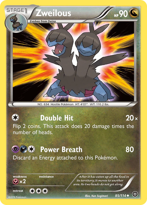 Zweilous (85/114) [XY: Steam Siege] - for just $0.10! 