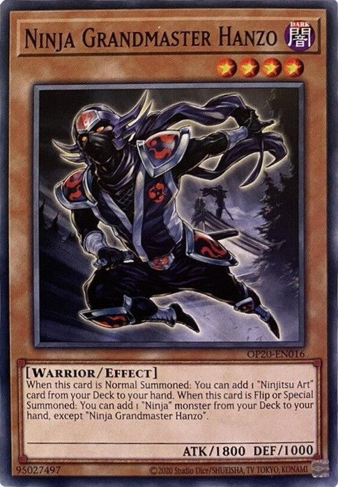 Ninja Grandmaster Hanzo [OP20-EN016] Common - for just $0.10! 