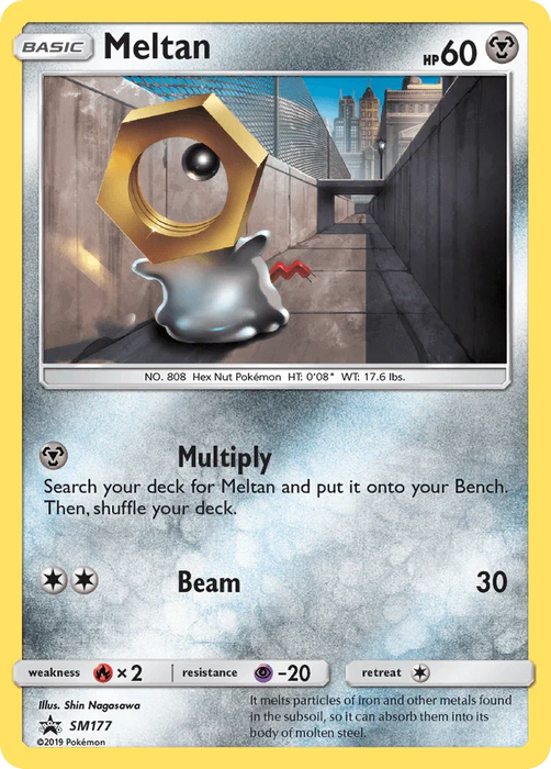 Meltan (SM177) [Sun & Moon: Black Star Promos] - for just $0.60! 
