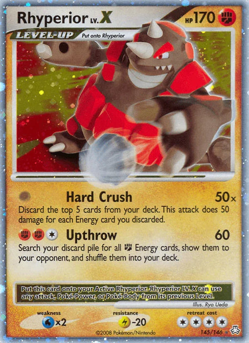 Rhyperior LV.X (145/146) [Diamond & Pearl: Legends Awakened] - for just $24! 