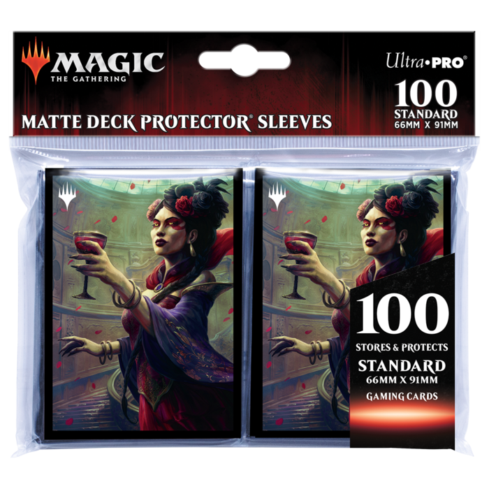 Magic: the Gathering - Crimson Vow - Henrika, Infernal Seer Standard Deck Protector Sleeves (100ct) - for just $13.99! 