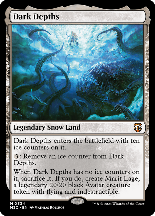 Dark Depths (Ripple Foil) [Modern Horizons 3 Commander] - Just $2.75! Shop now at Retro Gaming of Denver