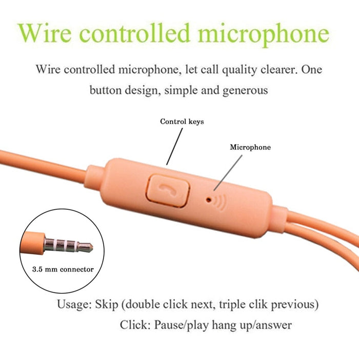 Cute Cartoon Earphone In Ear Headphones With Mic 3.5mm Wired Gaming Headset Cosplay Elf Ears Earphones Best Gift For Girls Kids - for just $38.44! 