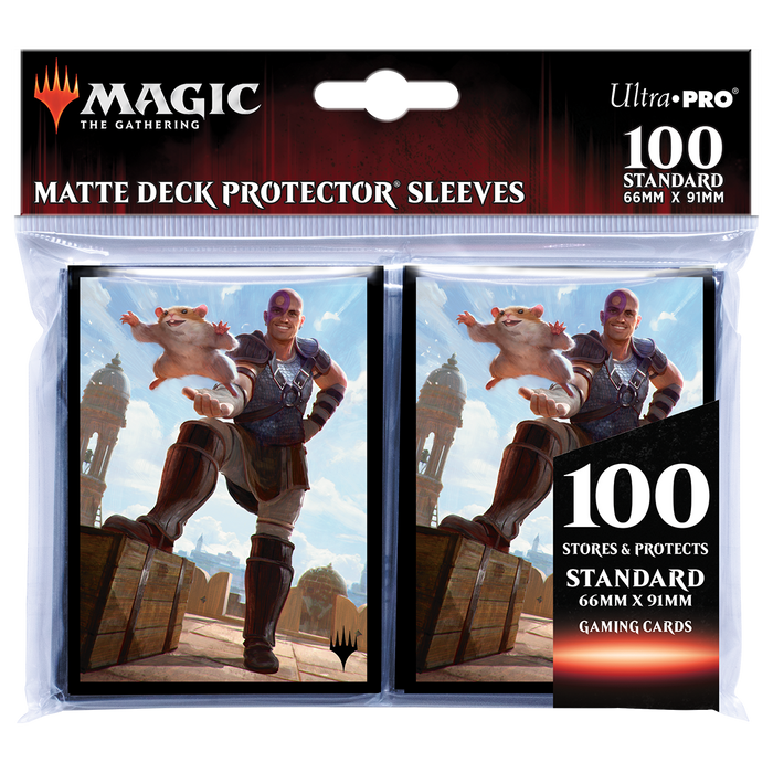 Magic: the Gathering - Commander Legends: Battle for Baldur's Gate Deck Protector Sleeves - Minsc & Boo, Timeless Heroes (100ct) - for just $13.99! 