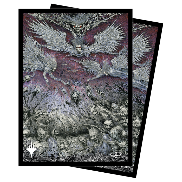 Magic: the Gathering - Double Masters 2022 Deck Protector Sleeves - Damnation (100ct) - for just $13.99! 