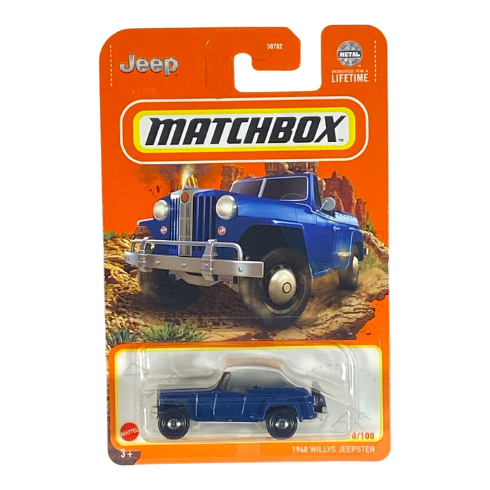 Blue Matchbox 1948 Willys Jeepster | Matchbox Series 10/100 - for just $1.99! 