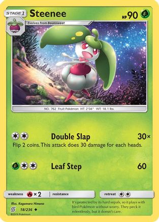 Steenee 018/236 - SM  Unified Minds Reverse Holofoil - for just $0.17! 