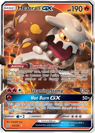Heatran GX 025/236 - SM  Unified Minds Holofoil - for just $0.93! 