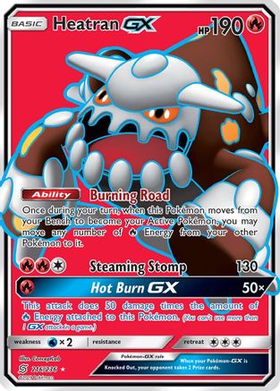 Heatran GX (Full Art) 216/236 - SM  Unified Minds Holofoil - for just $2.50! 