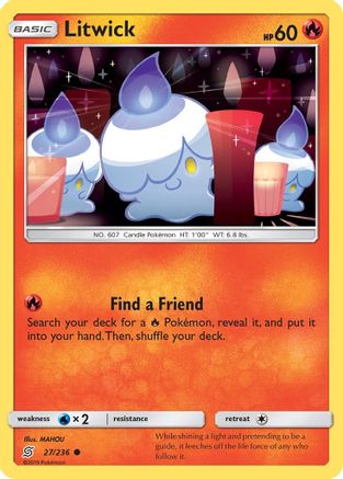 Litwick 027/236 - SM  Unified Minds - for just $0.18! 