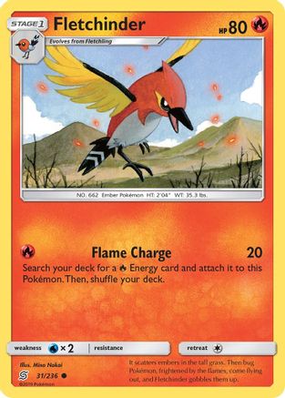 Fletchinder 031/236 - SM  Unified Minds Reverse Holofoil - for just $0.18! 