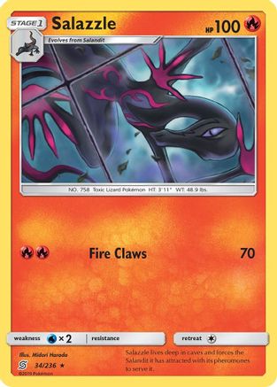 Salazzle 034/236 - SM  Unified Minds - for just $0.13! 