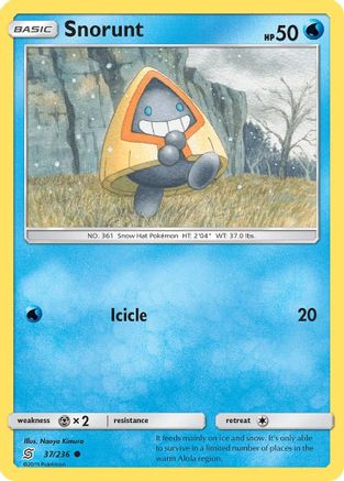 Snorunt 037/236 - SM  Unified Minds - for just $0.05! 
