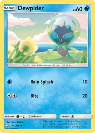 Dewpider 048/236 - SM  Unified Minds Reverse Holofoil - for just $0.18! 