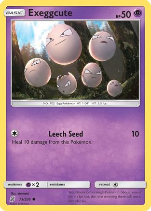 Exeggcute 073/236 - SM  Unified Minds - for just $0.08! 