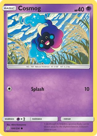 Cosmog 100/236 - SM  Unified Minds - for just $0.05! 