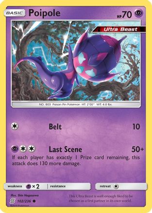 Poipole 102/236 - SM  Unified Minds - for just $0.05! 