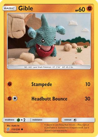 Gible 112/236 - SM  Unified Minds - for just $0.25! 