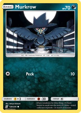 Murkrow 129/236 - SM  Unified Minds - for just $0.05! 