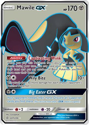 Mawile GX (Full Art) 227/236 - SM  Unified Minds Holofoil - for just $4! 