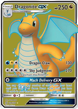 Dragonite GX (Full Art) 229/236 - SM  Unified Minds Holofoil - for just $14.99! 