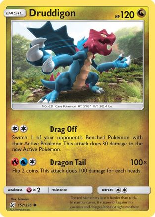 Druddigon 157/236 - SM  Unified Minds - for just $0.10! 