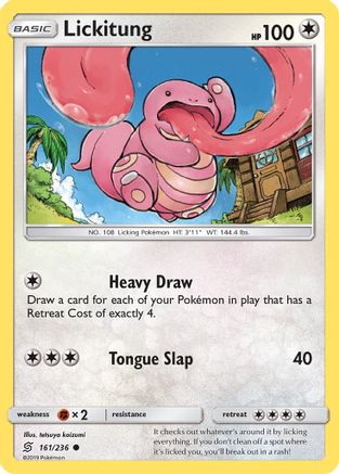 Lickitung 161/236 - SM  Unified Minds - for just $0.10! 