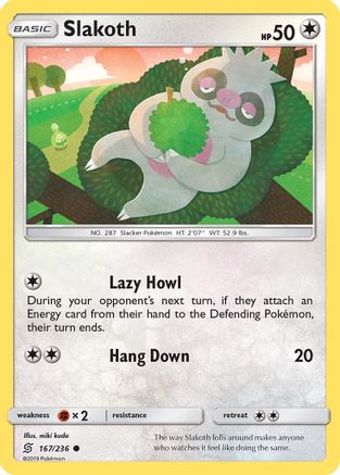 Slakoth 167/236 - SM  Unified Minds - for just $0.13! 