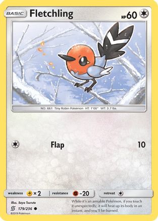 Fletchling 179/236 - SM  Unified Minds Reverse Holofoil - for just $0.18! 
