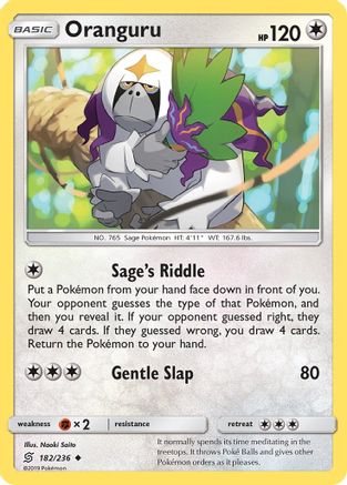 Oranguru 182/236 - SM  Unified Minds - for just $0.10! 
