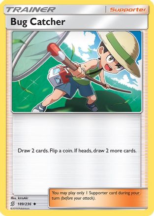 Bug Catcher 189/236 - SM  Unified Minds Reverse Holofoil - for just $0.23! 