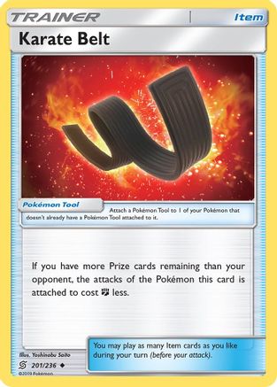 Karate Belt 201/236 - SM  Unified Minds Reverse Holofoil - for just $0.20! 