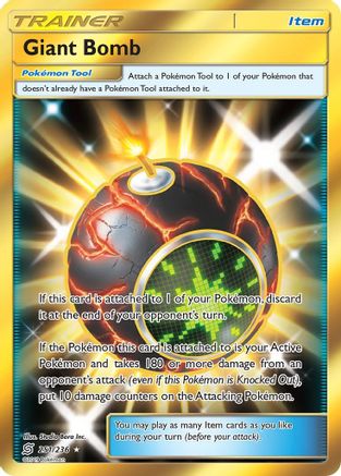 Giant Bomb (Secret) 251/236 - SM  Unified Minds Holofoil - for just $2! 