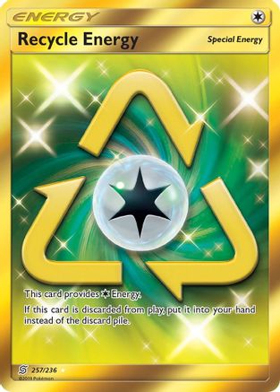 Recycle Energy (Secret) 257/236 - SM  Unified Minds Holofoil - for just $6.15! 