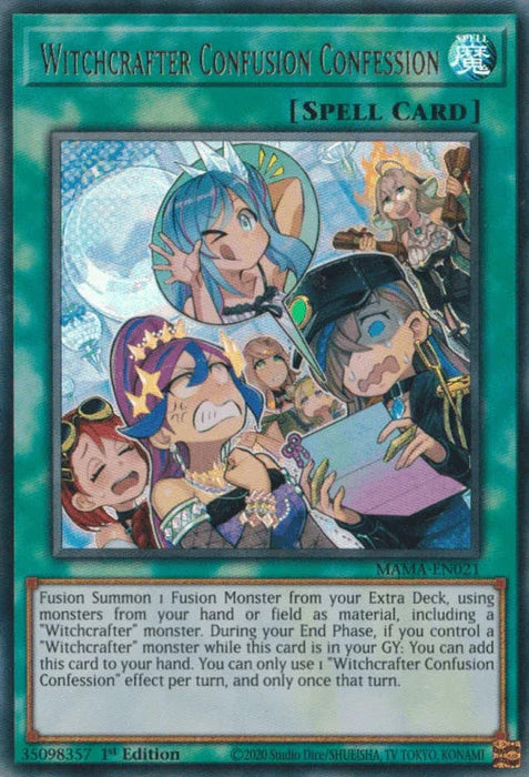 Witchcrafter Confusion Confession [MAMA-EN021] Ultra Rare - for just $0.15! 