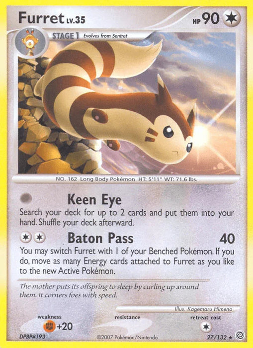 Furret (27/132) [Diamond & Pearl: Secret Wonders] - for just $1.20! 
