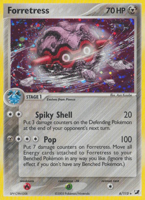 Forretress (6/115) [EX: Unseen Forces] - for just $5.60! 