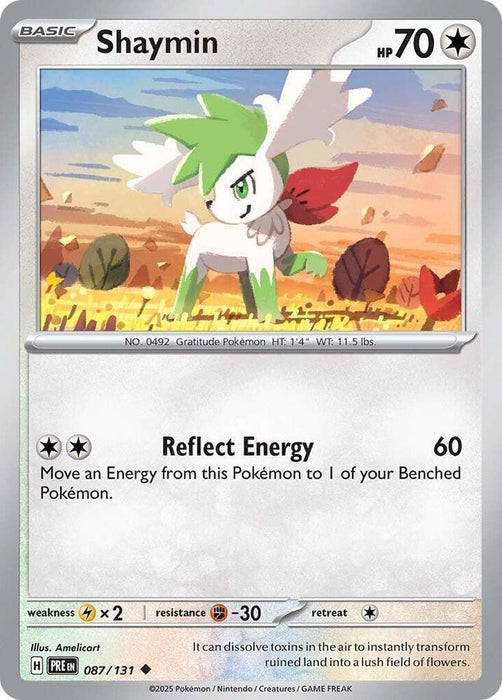 Shaymin (087/131) [Scarlet & Violet: Prismatic Evolutions] - for just $0.10! 