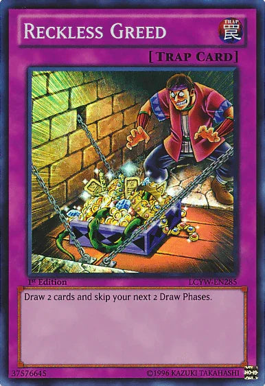 Reckless Greed [LCYW-EN285] Super Rare - for just $4! 