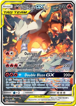 Reshiram & Charizard GX SM201/248 - SM Promos Holofoil - for just $31.52! 