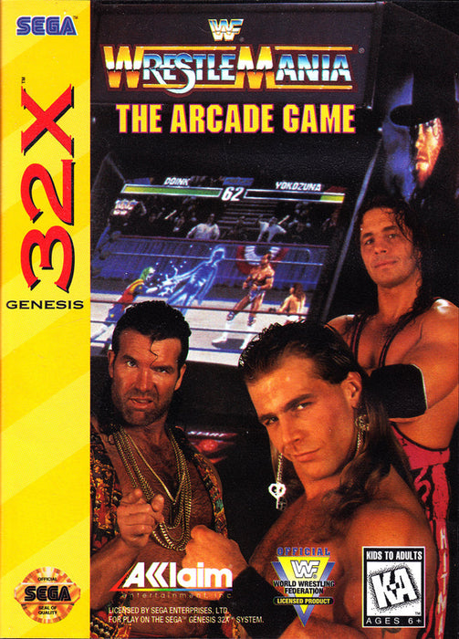 WWF WrestleMania: The Arcade Game 32X (Sega Genesis) - for just $0! 