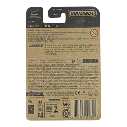 Matchbox 1966 Dodge Charger - Matchbox Series 13/100 - for just $1.79! 