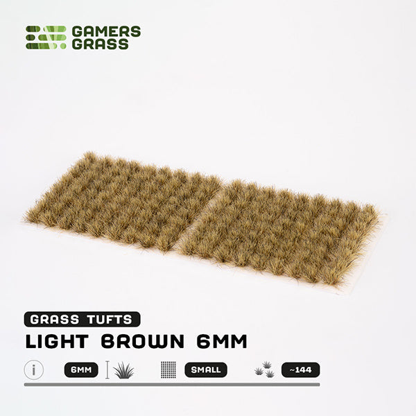 Gamers Grass Tufts: Light Brown 6mm- Small - for just $5.95! 