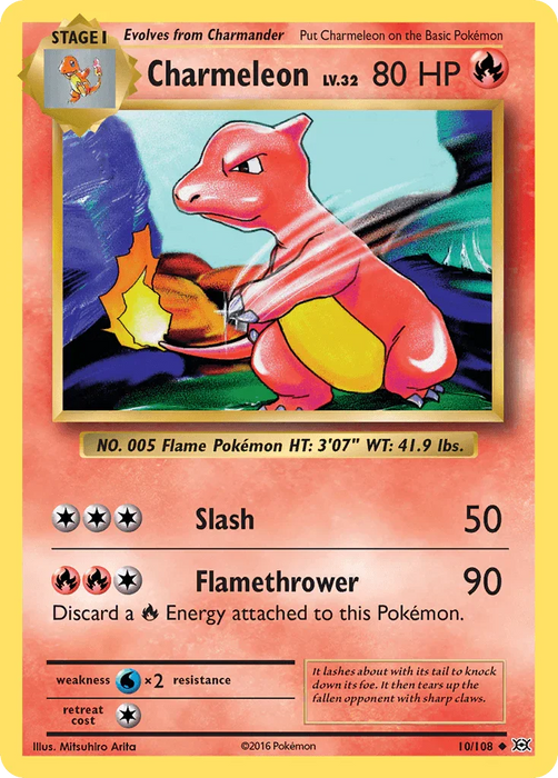Charmeleon (10/108) [XY: Evolutions] - for just $0.10! 