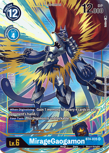 MirageGaogamon [BT4-035] (Alternate Art) [Great Legend] - Just $0.70! Shop now at Retro Gaming of Denver